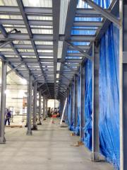 Mezanino e Plataformas - Início das Montagens - TURN KEY (KRONES)