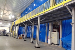 Mezanino e Plataformas - Início das Montagens - TURN KEY (KRONES)