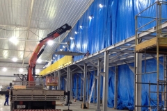 Mezanino e Plataformas - Início das Montagens - TURN KEY (KRONES)