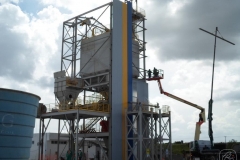 Silos, Moegas, Sistema de despoeiramento, Transportadores e Estruturas Metálicas